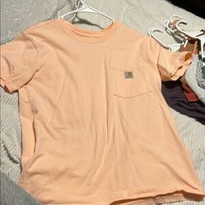 Carhartt Men's Light Orange Short Sleeve Tee
